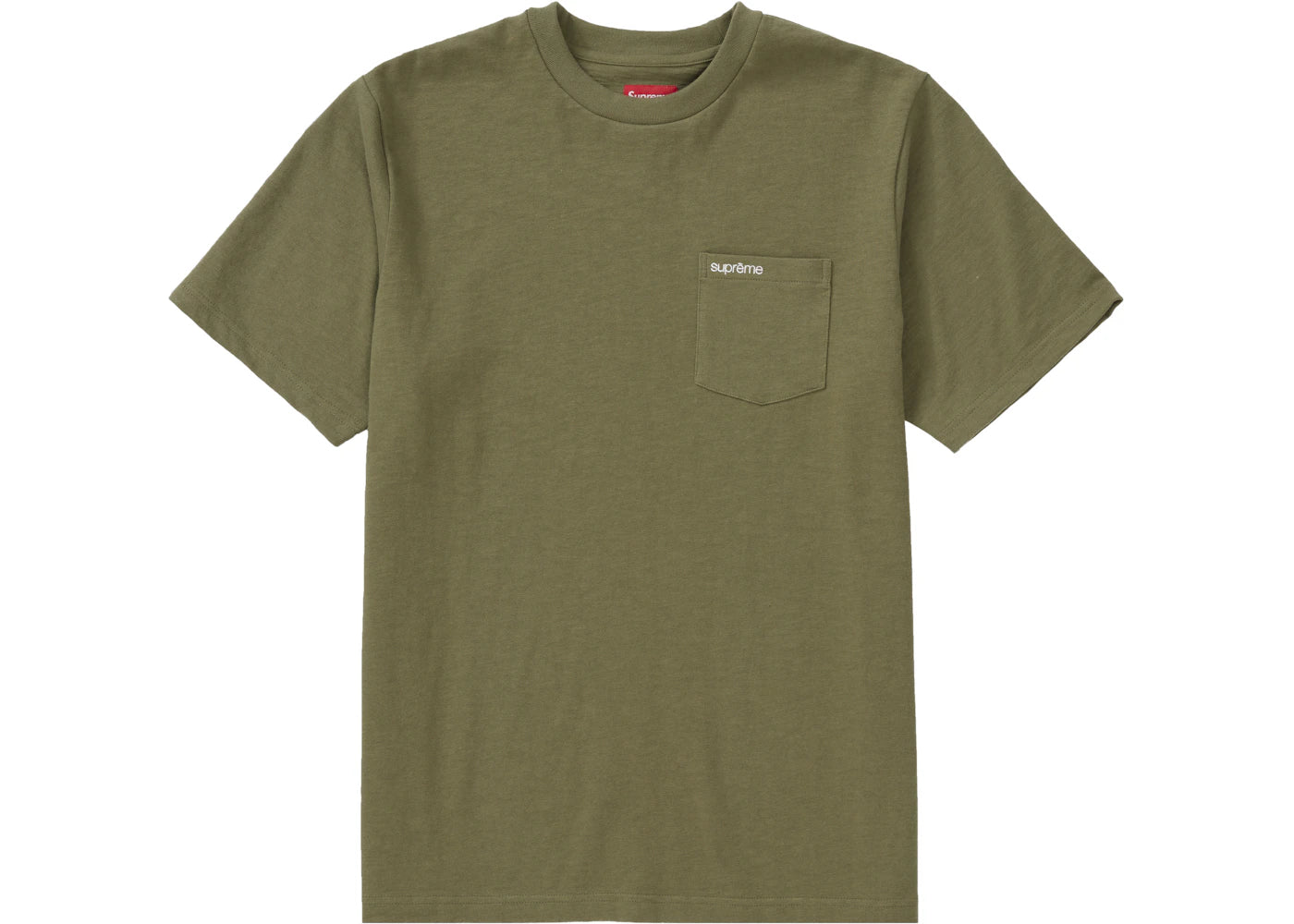 Supreme S/S Pocket Tee (SS21) Light Olive