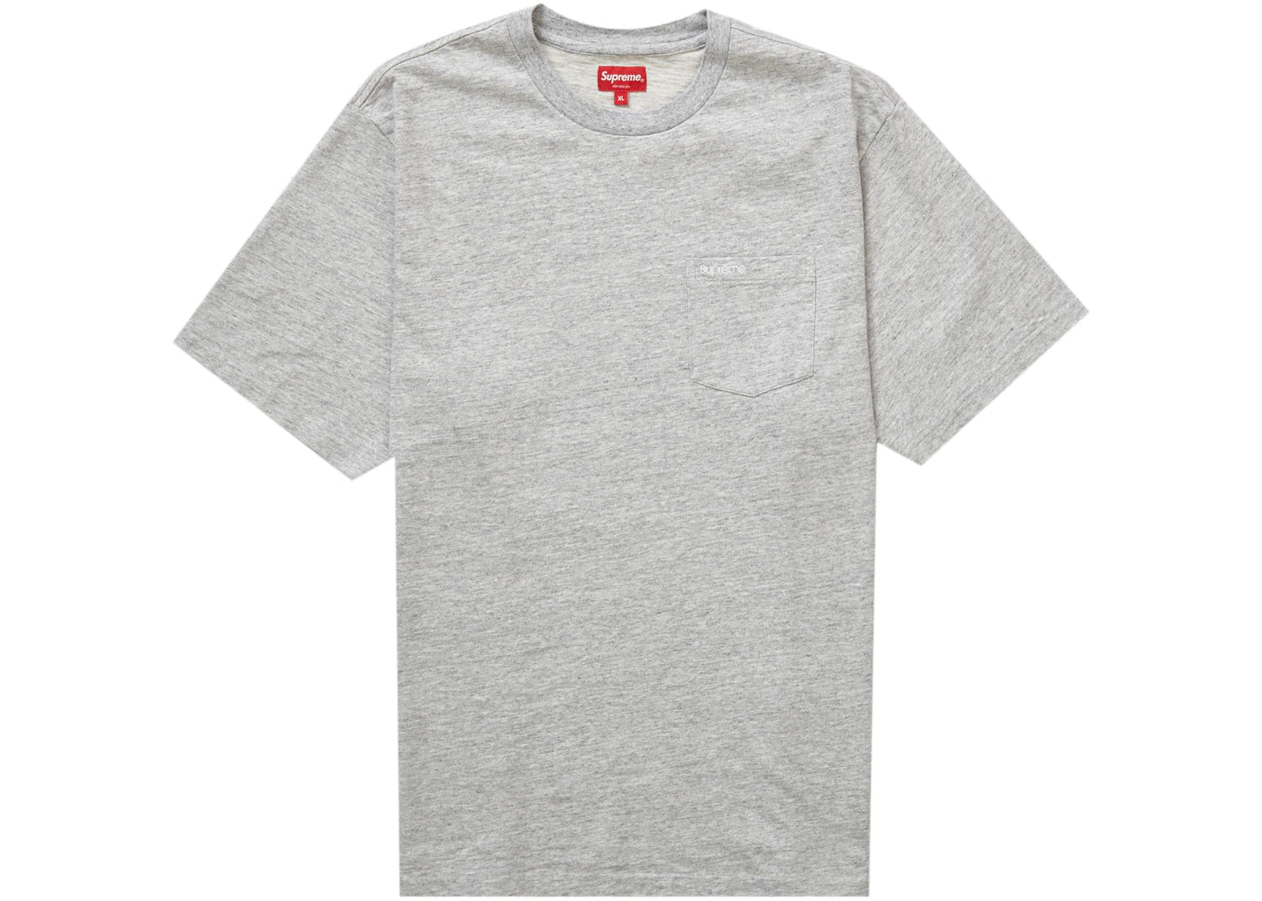 Supreme S/S Pocket Tee (SS23) Heather Grey