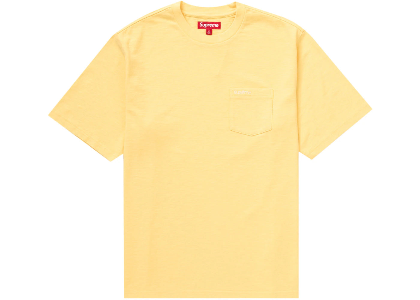 Supreme S/S Pocket Tee (SS24) Yellow