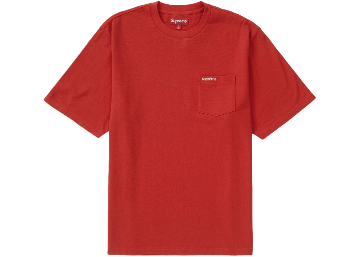 Supreme S/S Pocket Tee (SS24) Red