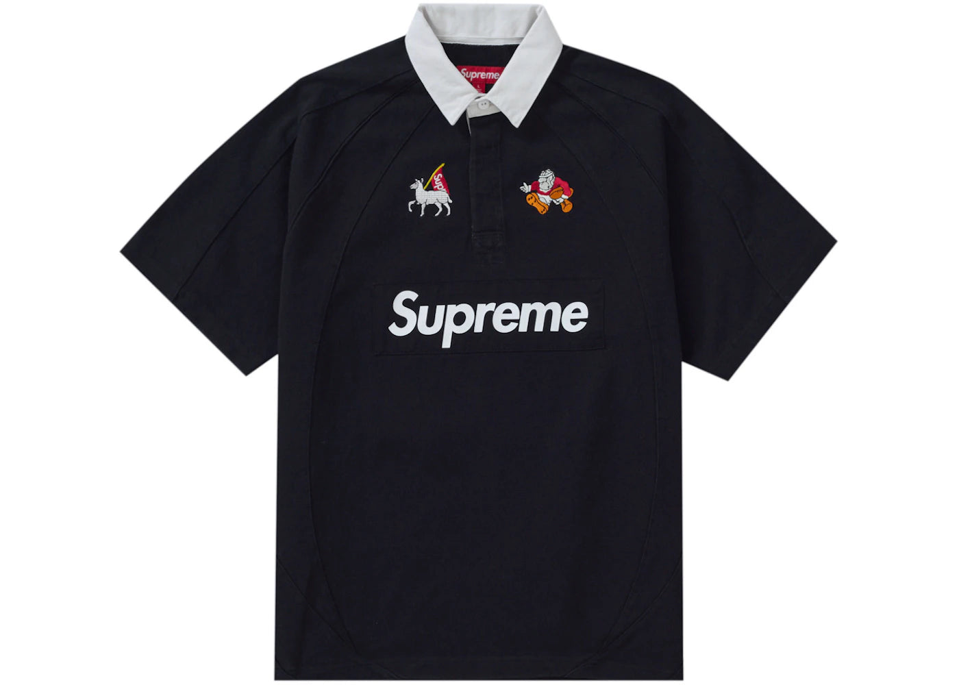 Supreme S/S Rugby Black