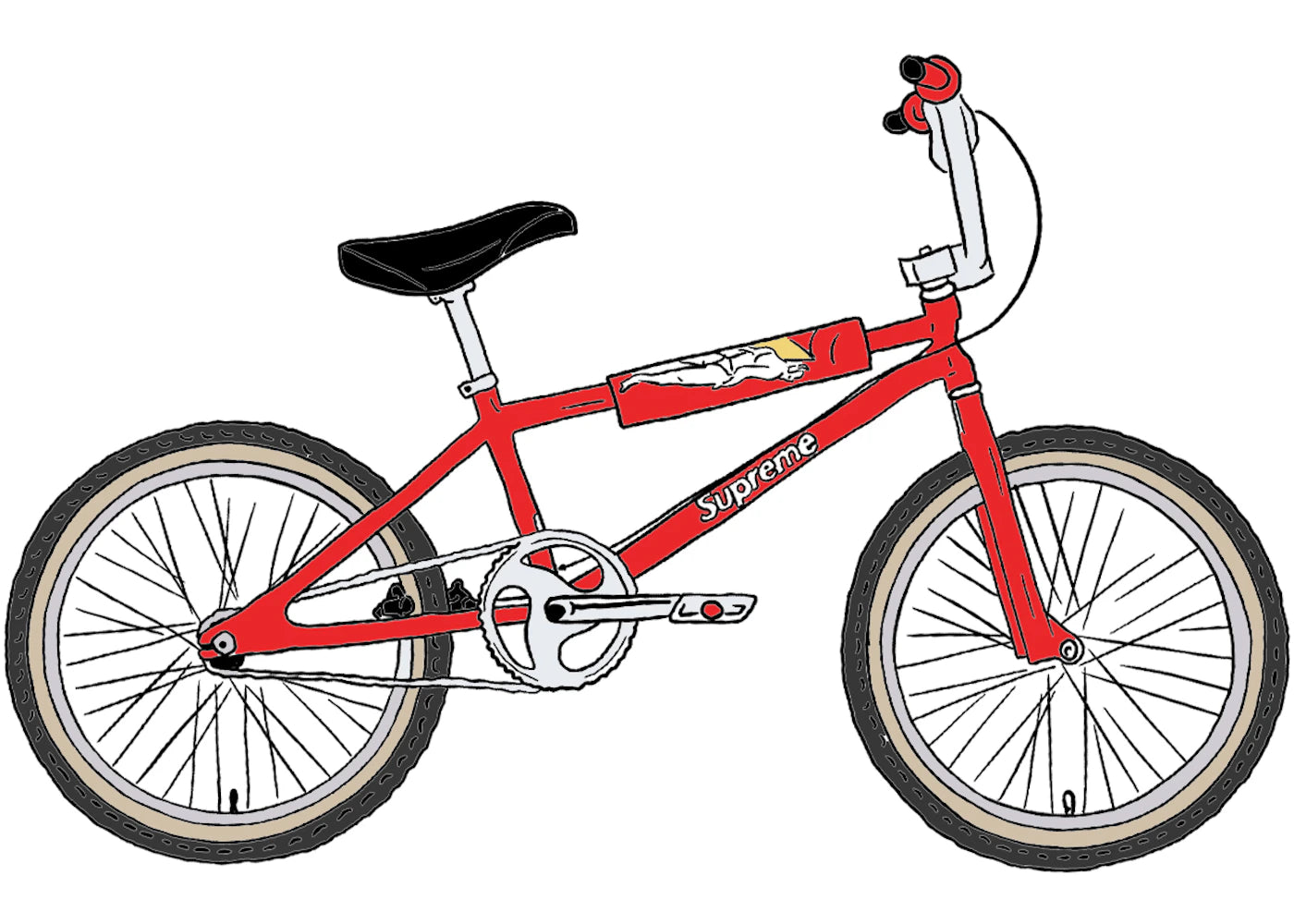 Supreme S&M 1995 BMX Dirtbike Red