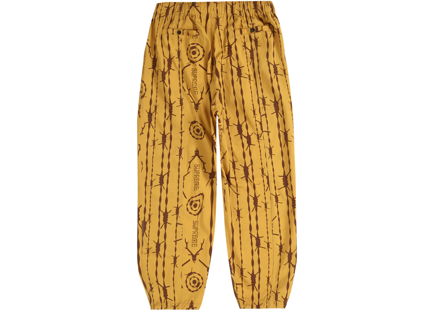 Supreme SOUTH2 WEST8 Belted Pant Mustard Pattern