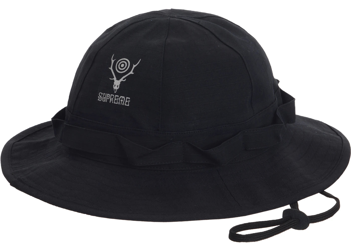 Supreme SOUTH2 WEST8 Jungle Hat Black