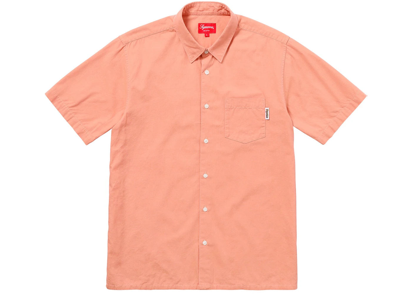 Supreme S/S Oxford Shirt Peach