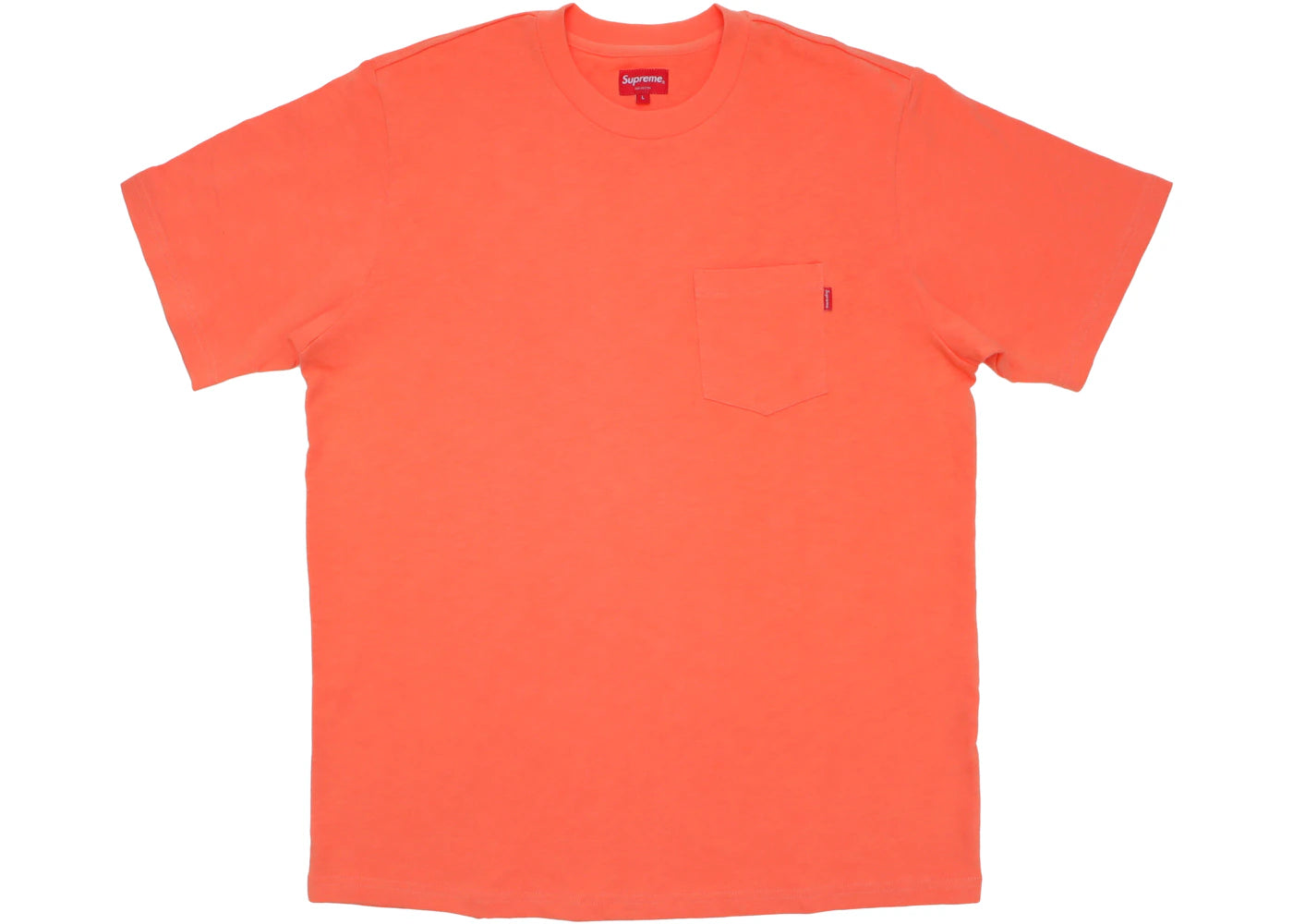 Supreme SS Pocket Tee (FW18) Coral