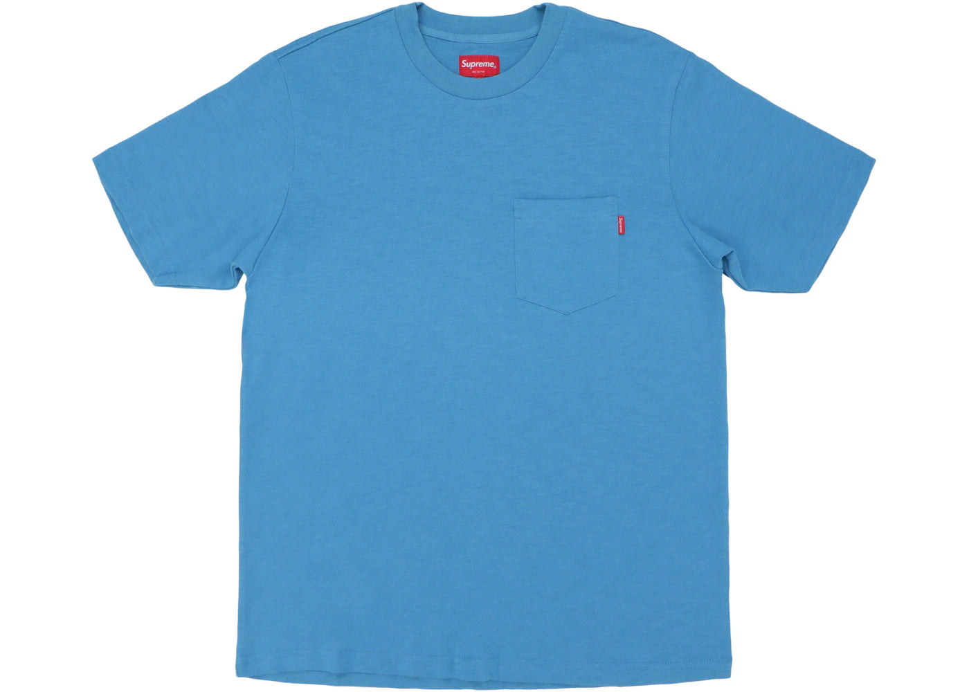 Supreme SS Pocket Tee (FW18) Dusty Blue