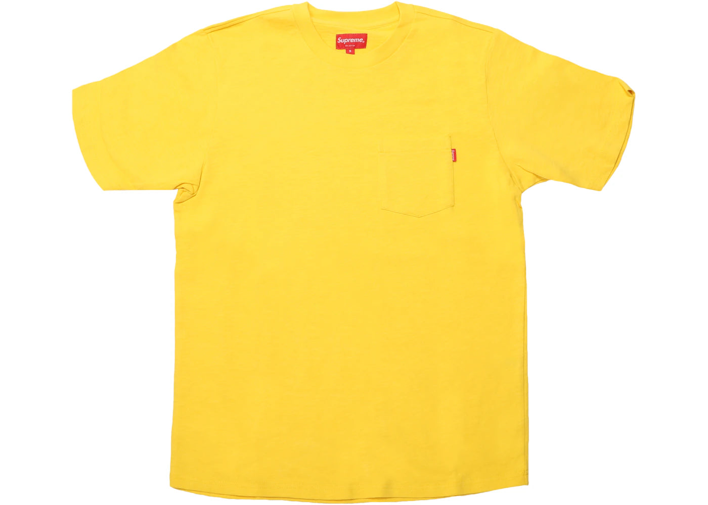 Supreme SS Pocket Tee (FW18) Yellow