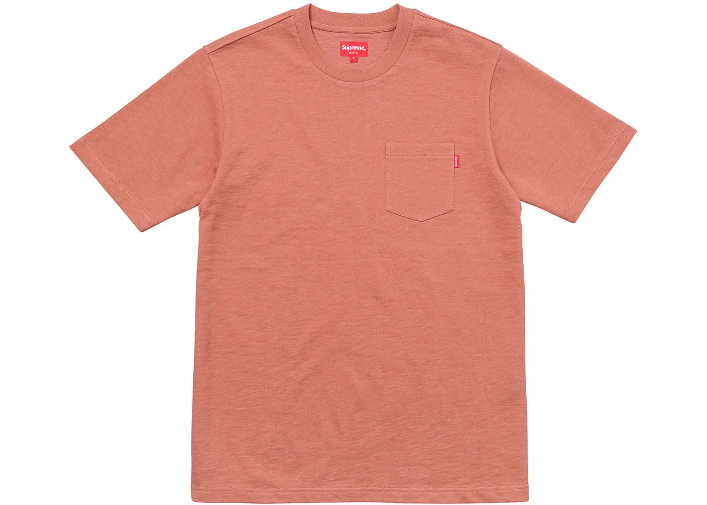 Supreme S/S Pocket Tee Heather Dark Rose