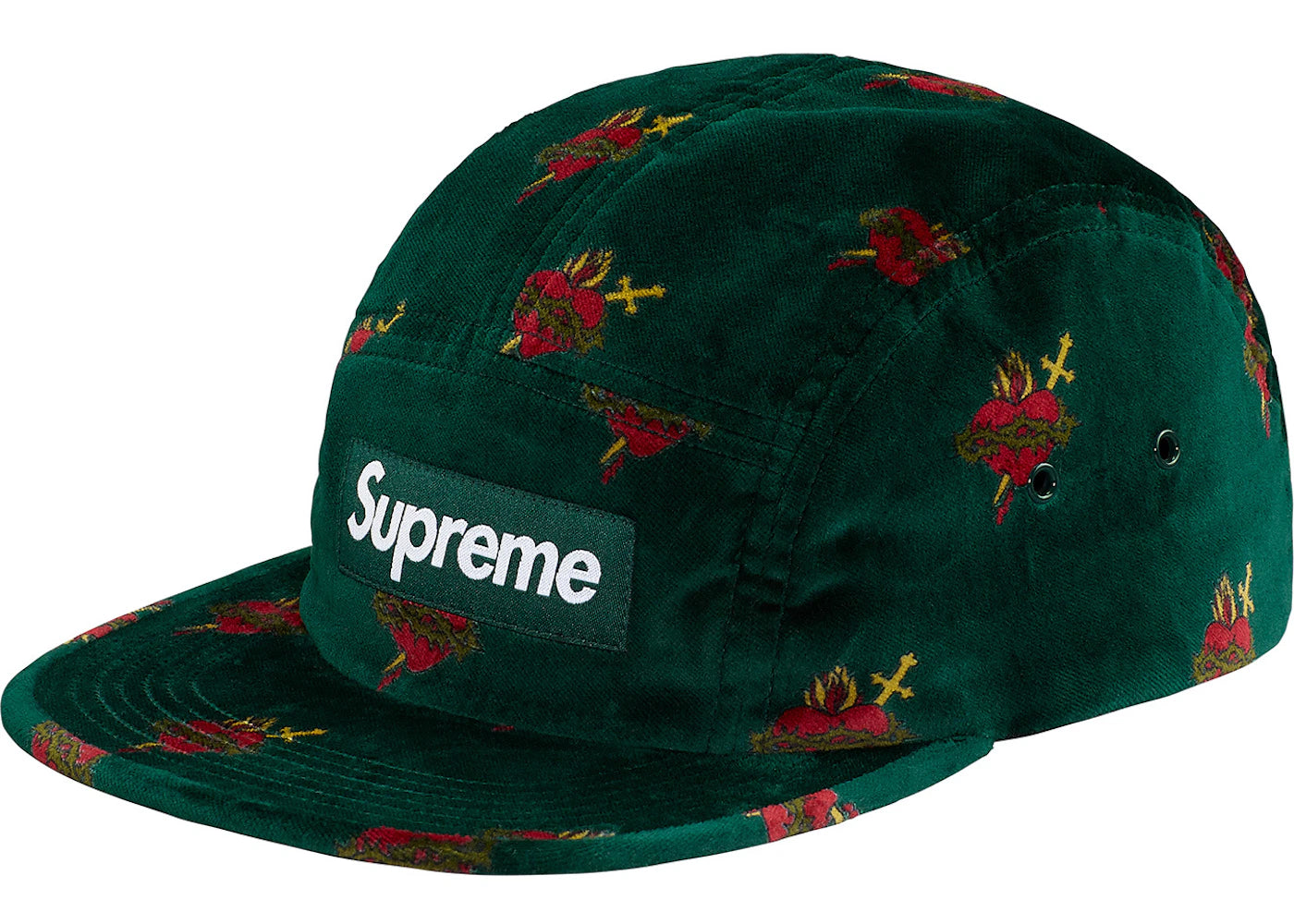 Supreme Sacred Hearts Camp Cap Huntergreen