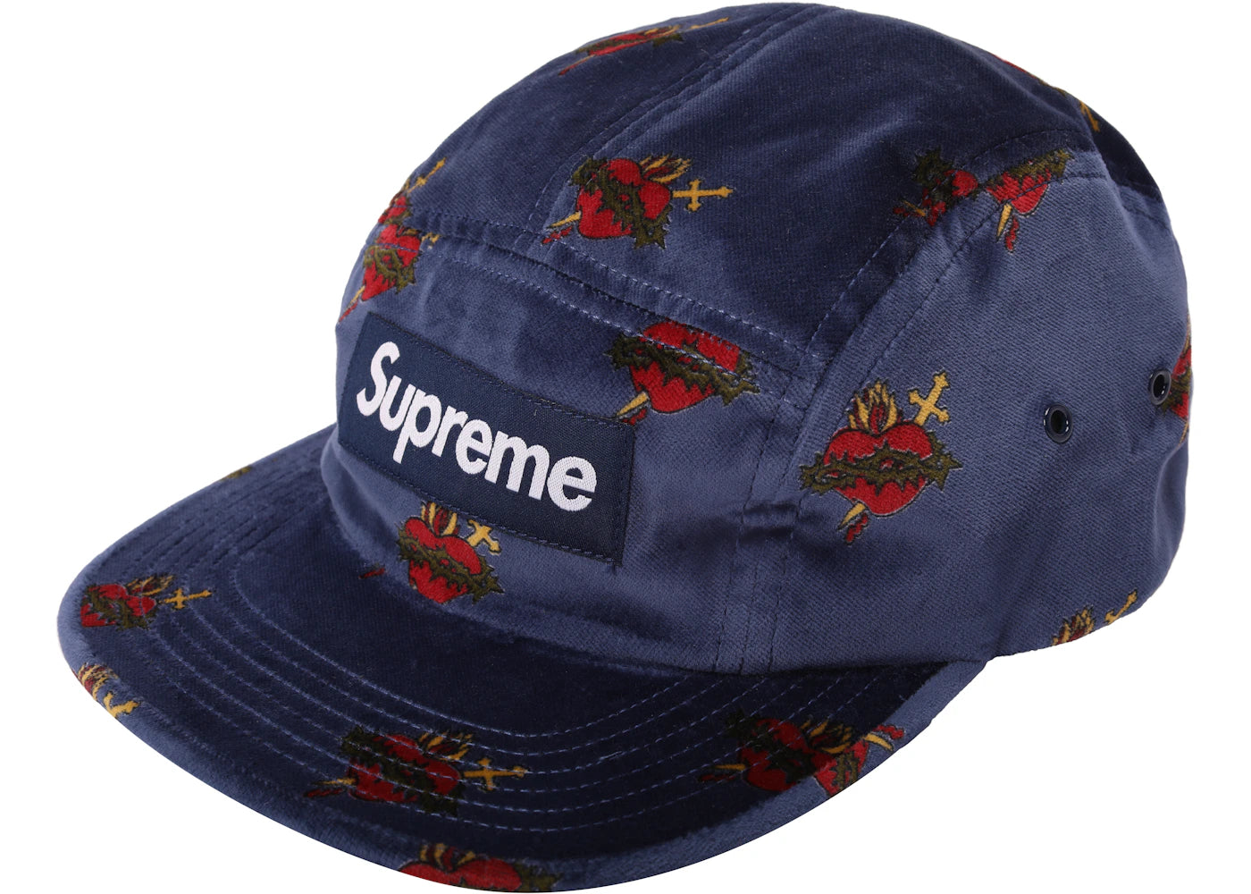 Supreme Sacred Hearts Camp Cap Navy