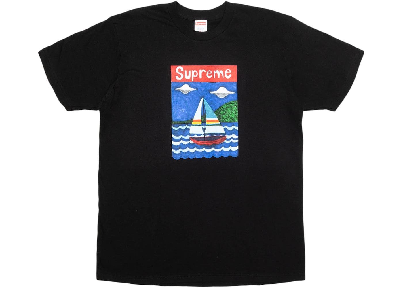 Supreme Sailboat Tee Black