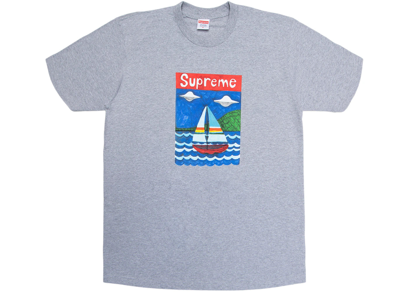 Supreme Sailboat Tee Heather Grey