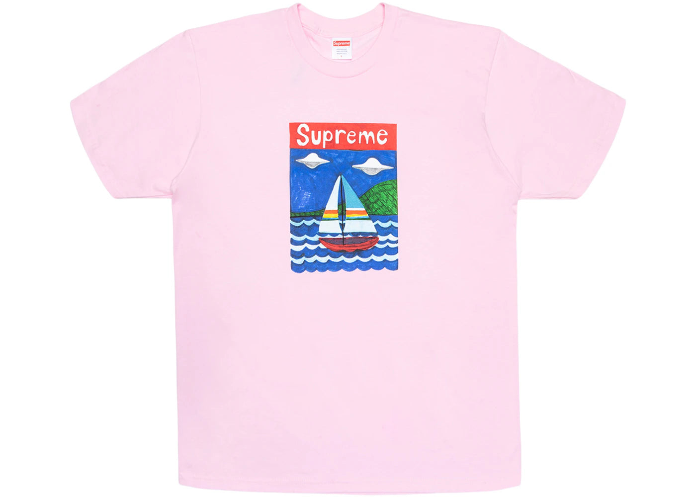 Supreme Sailboat Tee Light Pink