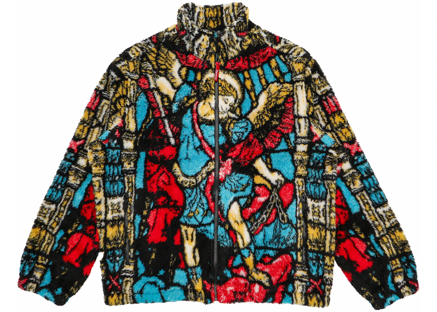 Supreme Saint Michael Fleece Jacket White