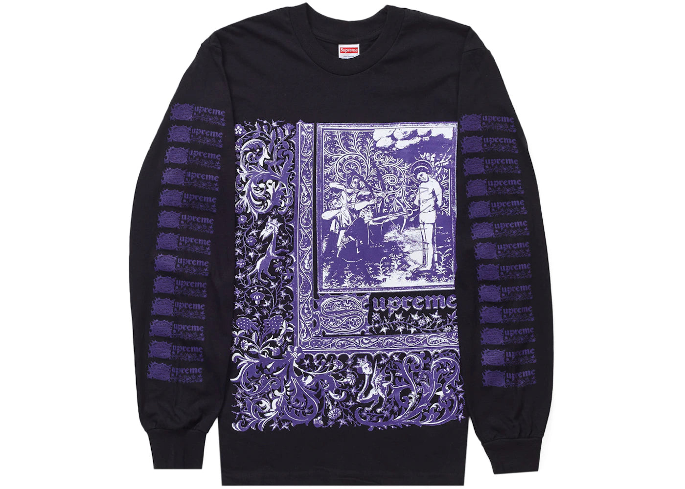 Supreme Saint Sebastian L/S Tee Black