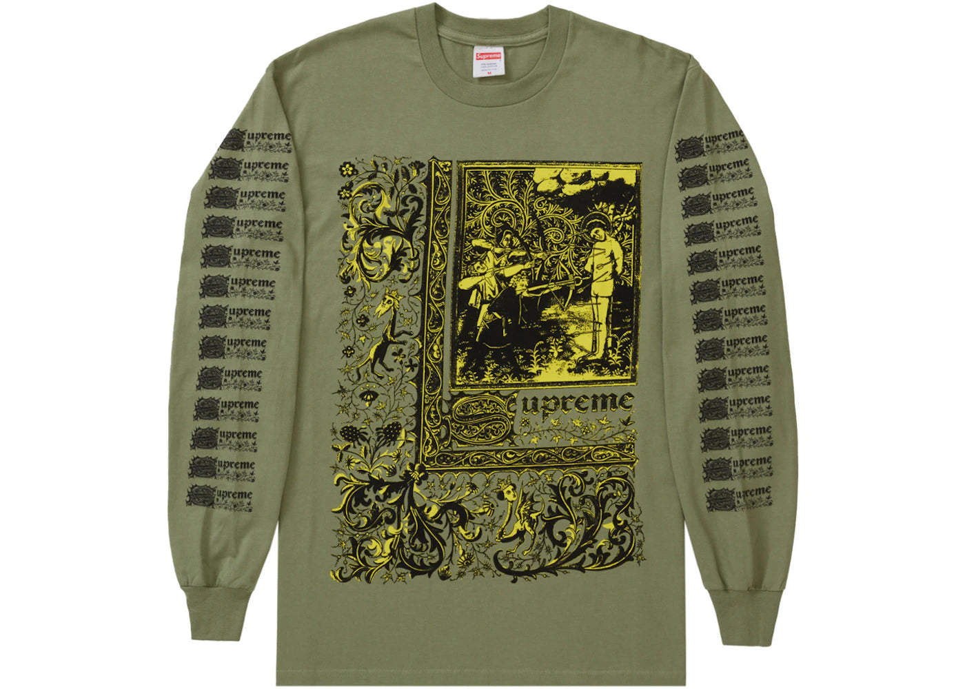 Supreme Saint Sebastian L/S Tee Olive