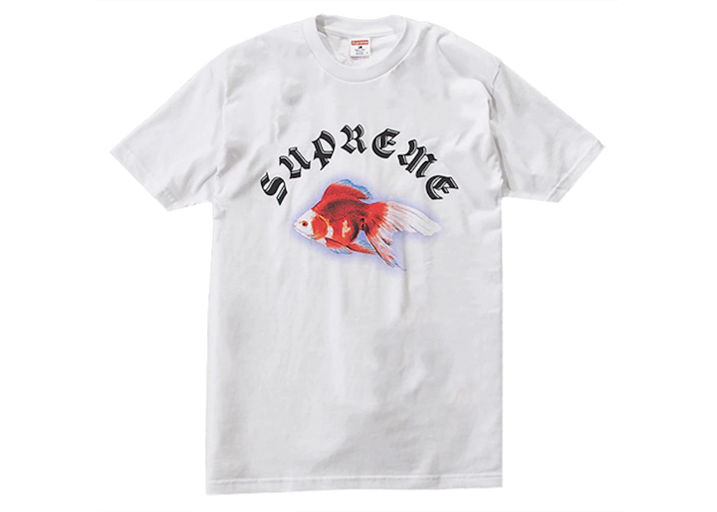 Supreme Sasquatchfabrix Goldfish Tee White