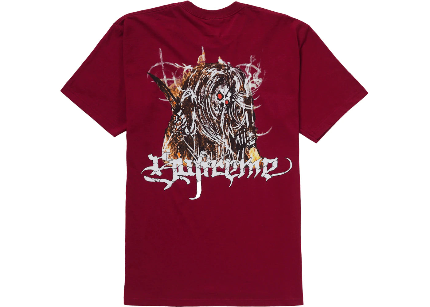 Supreme Satan Tee Cardinal