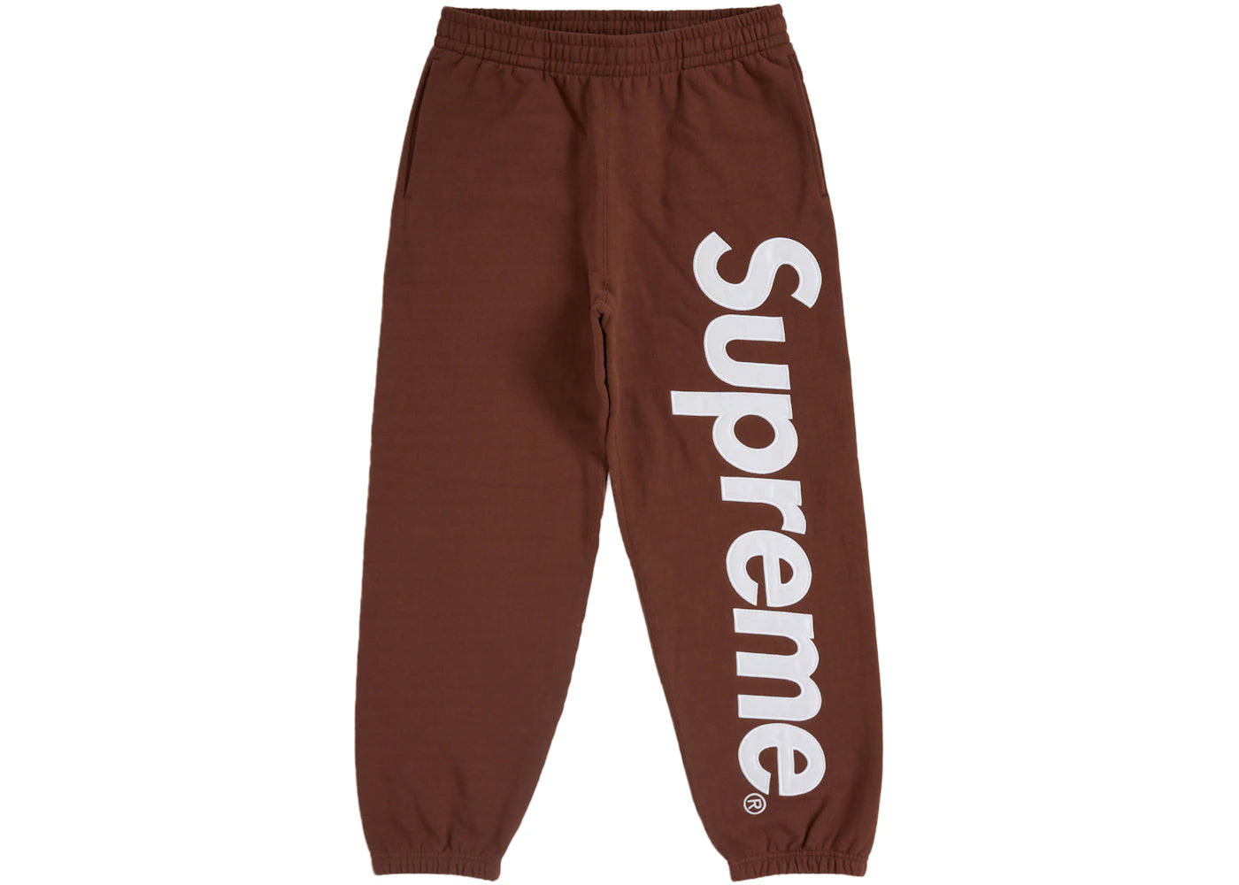 Supreme Satin Applique Sweatpant (FW24) Brown