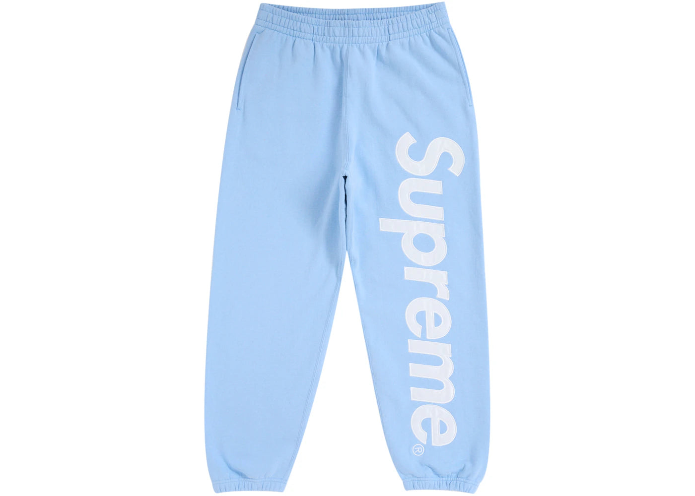 Supreme Satin Applique Sweatpant (FW24) Light Blue