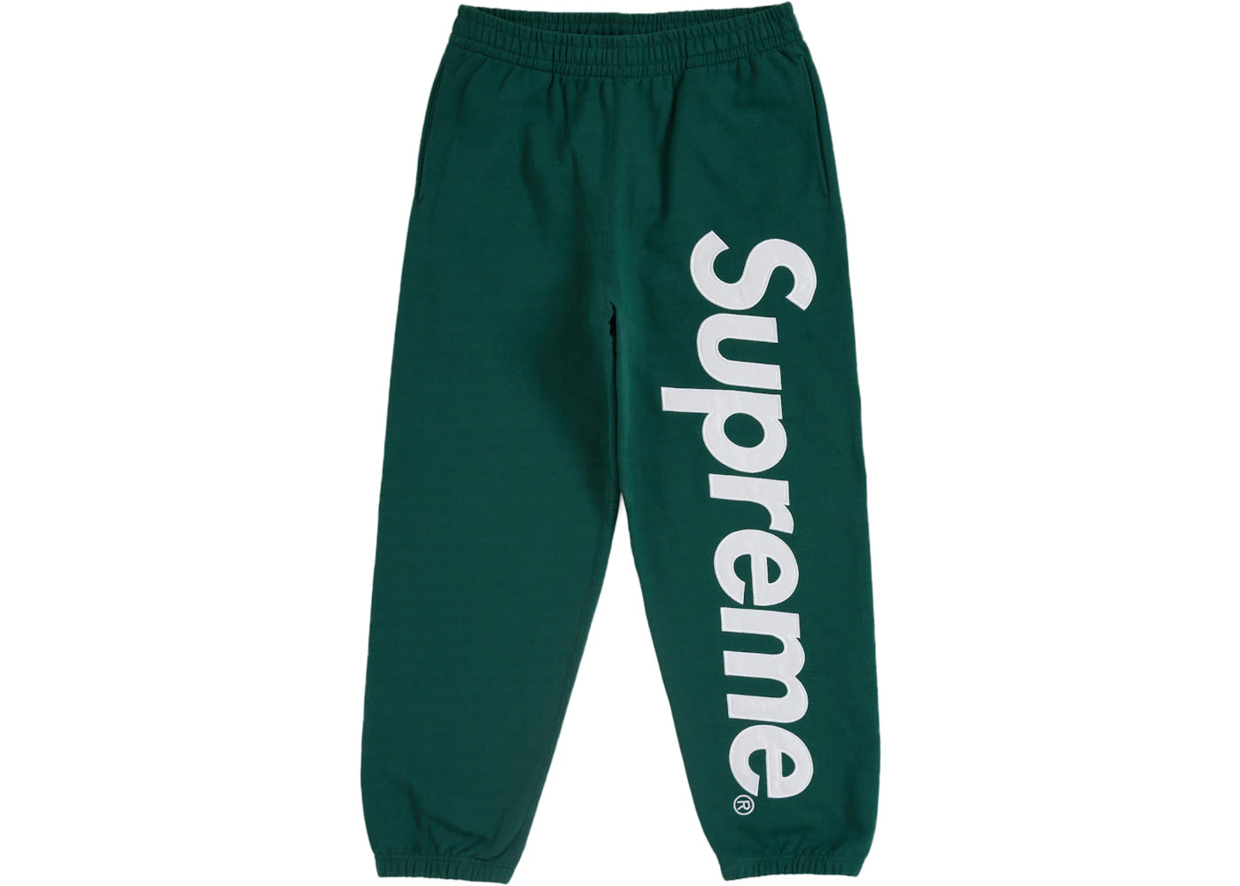 Supreme Satin Applique Sweatpant (FW24) Dark Green