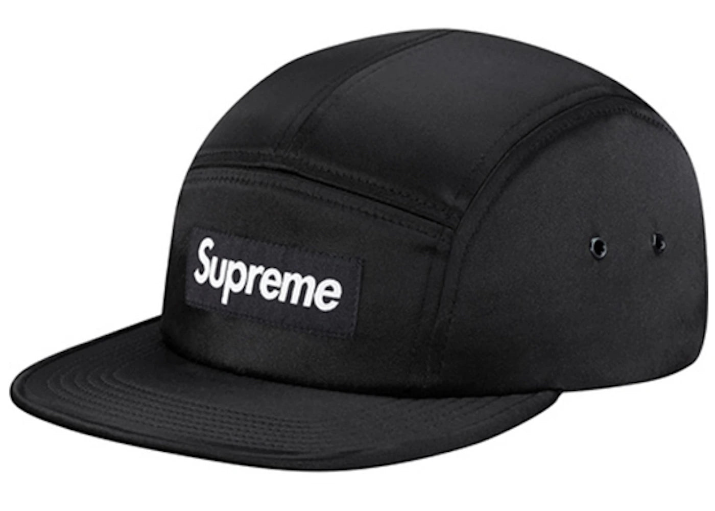 Supreme Satin Camp Cap Black