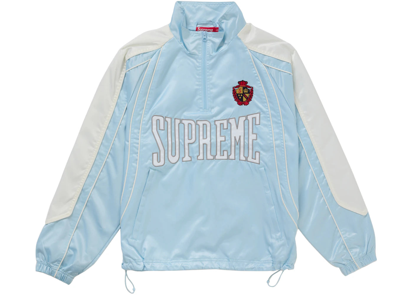 Supreme Satin Piping Pullover Light Blue