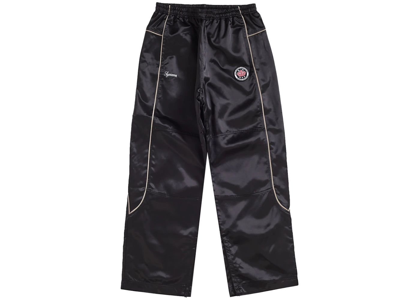 Supreme Satin Track Pant Black