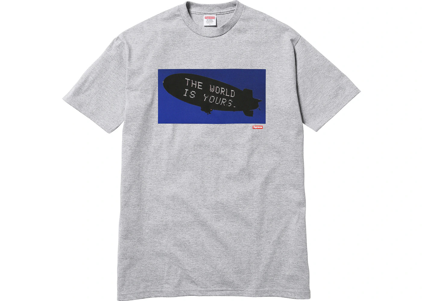 Supreme Scarface Blimp Tee Heather Grey