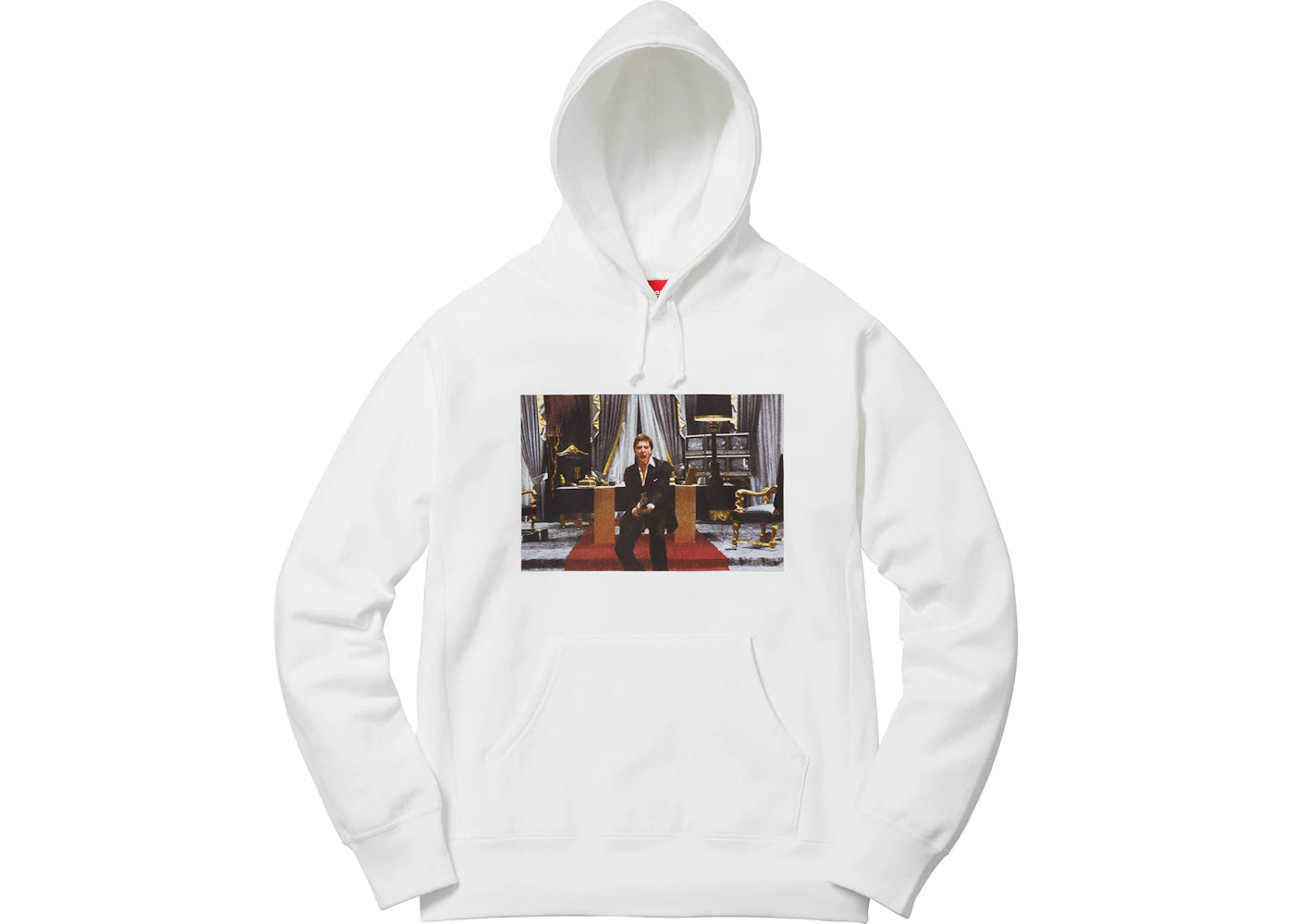 Supreme Scarface Friend Hooded Sweatshirt White