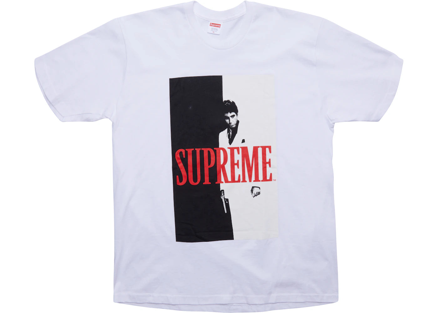 Supreme Scarface Split Tee White