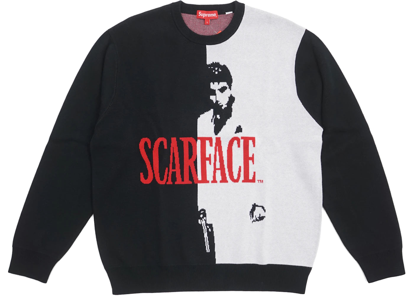 Supreme Scarface Sweater Black