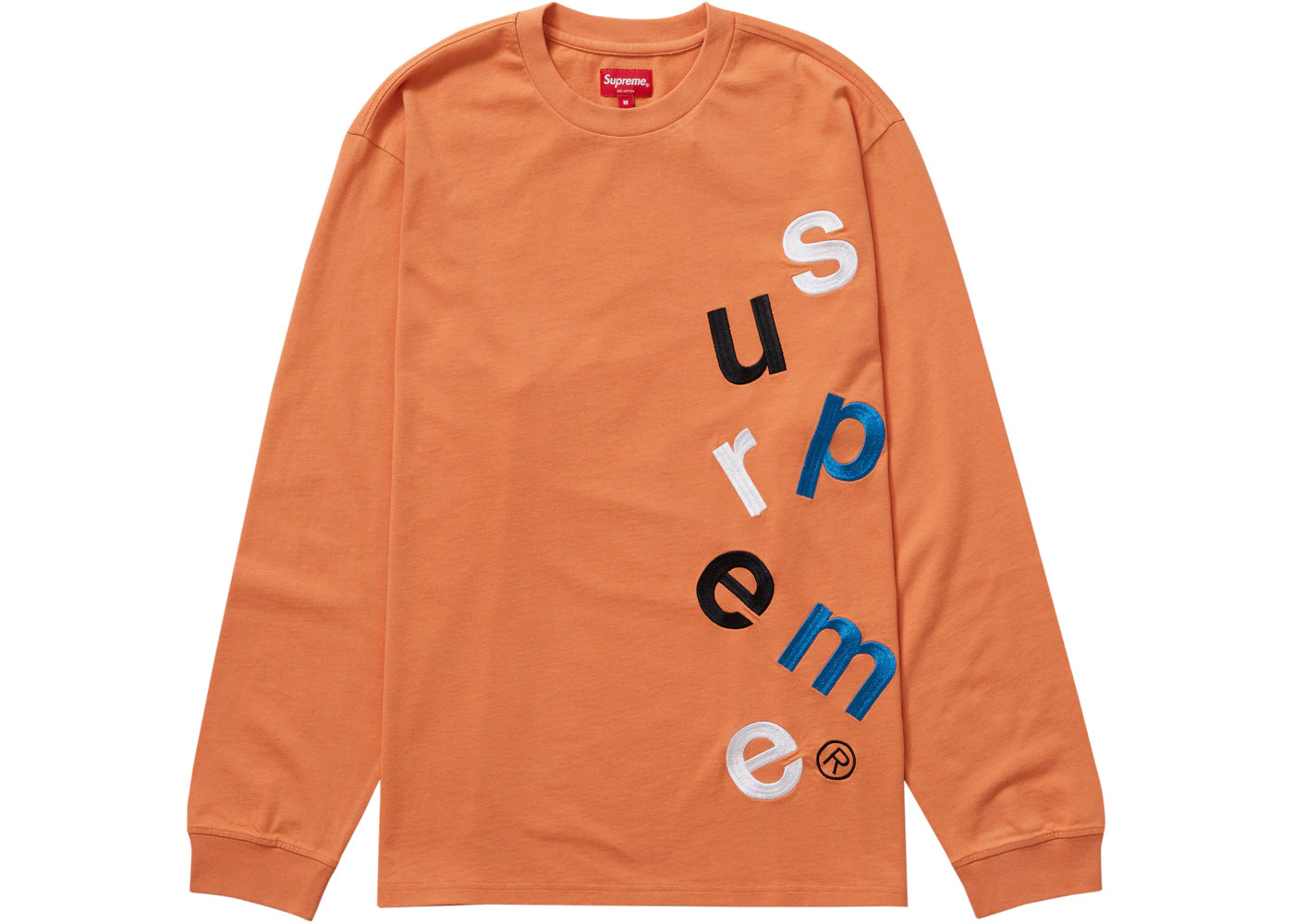 Supreme Scatter Logo L/S Top Pale Orange