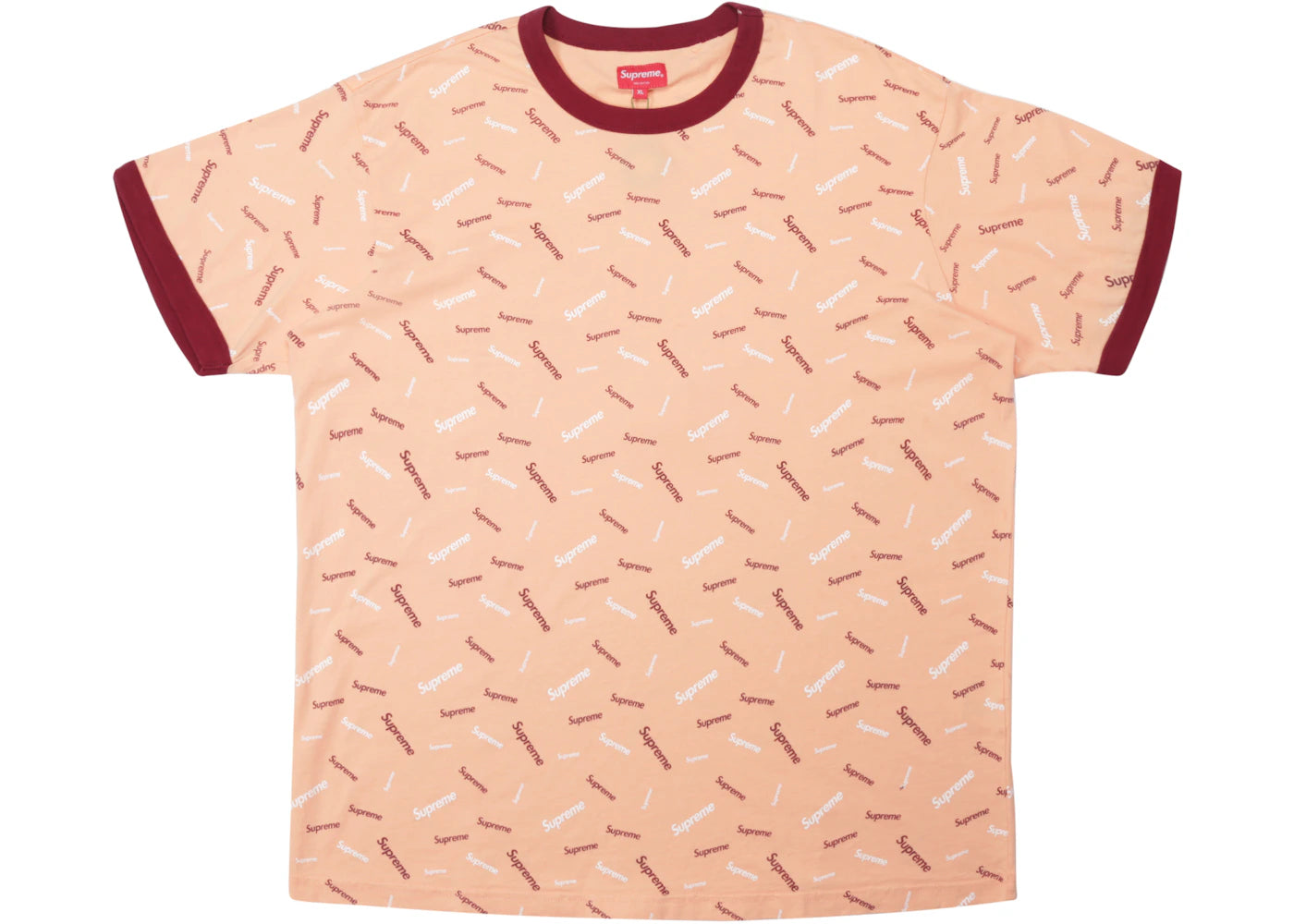 Supreme Scatter Ringer Peach