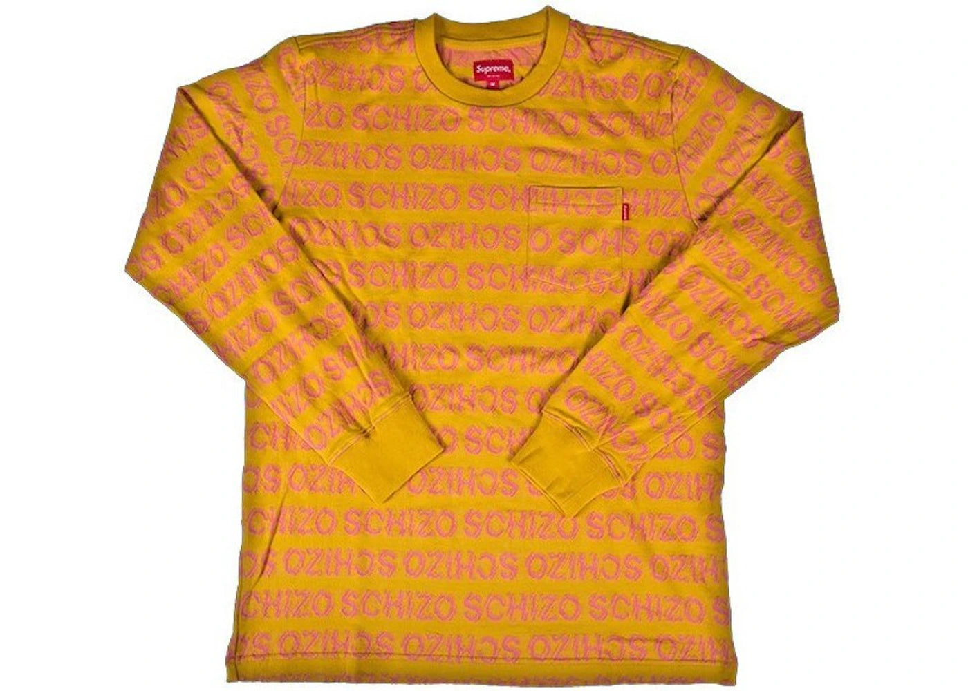 Supreme Schizo Jacquard Top Mustard