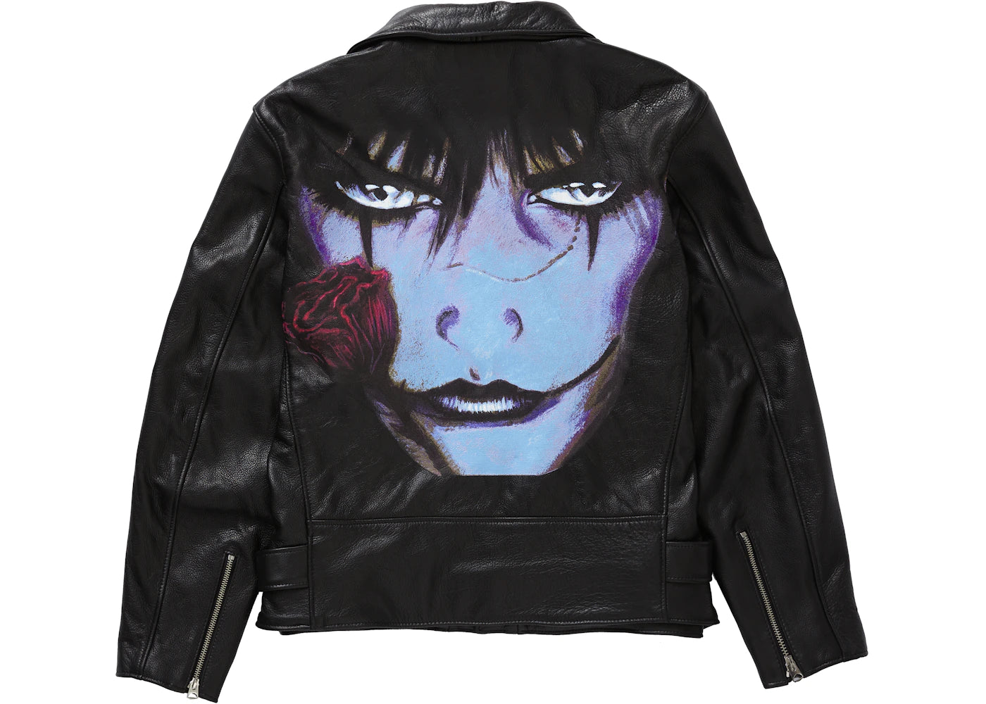 Supreme Schott The Crow Perfecto Leather Jacket Black