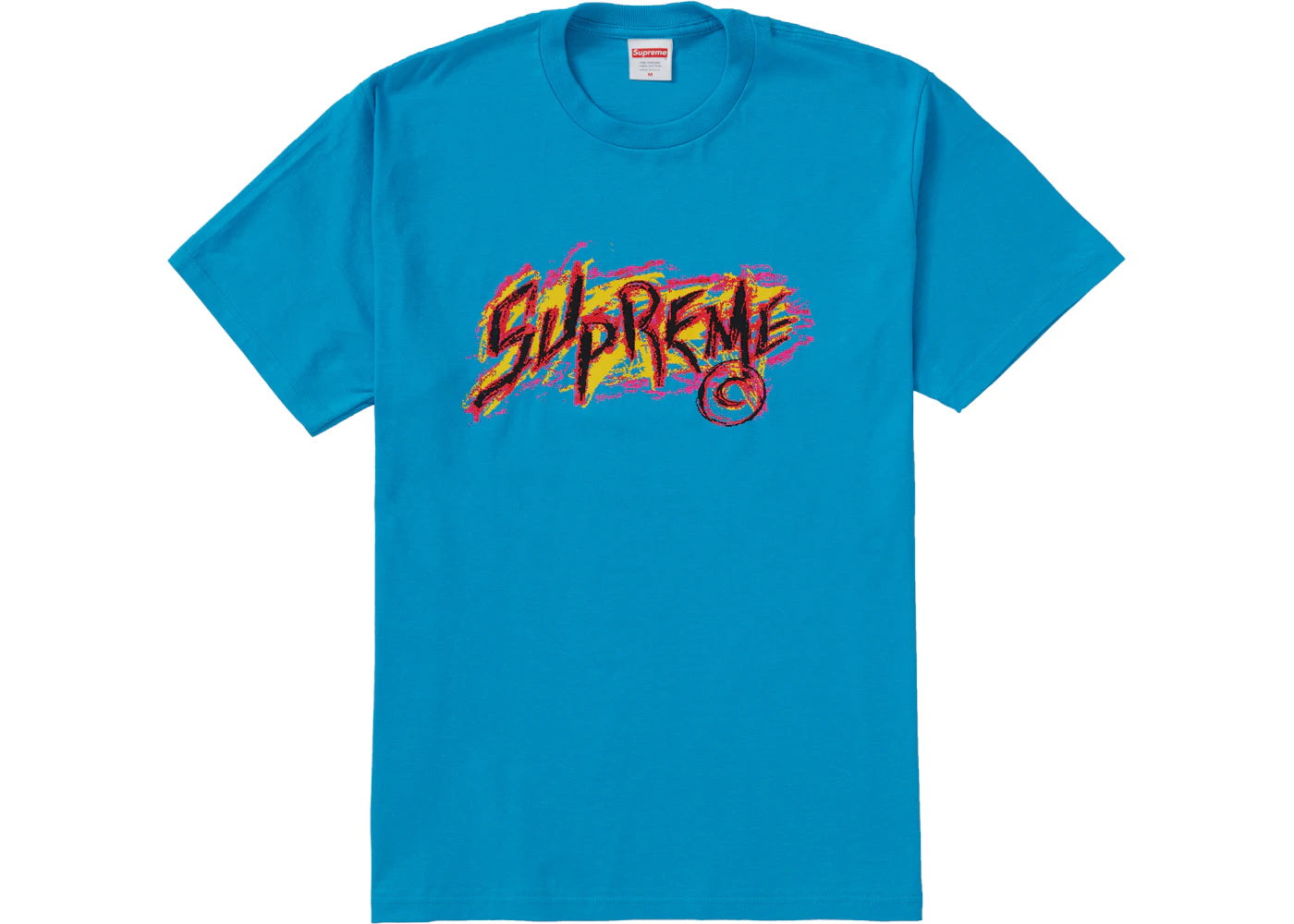 Supreme Scratch Tee Bright Blue