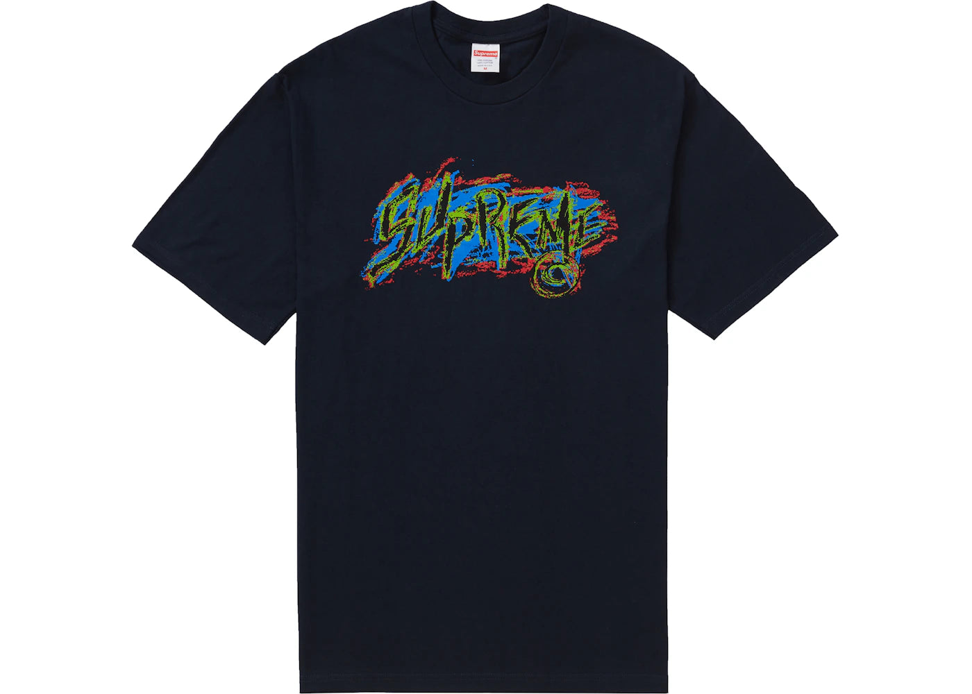 Supreme Scratch Tee Navy