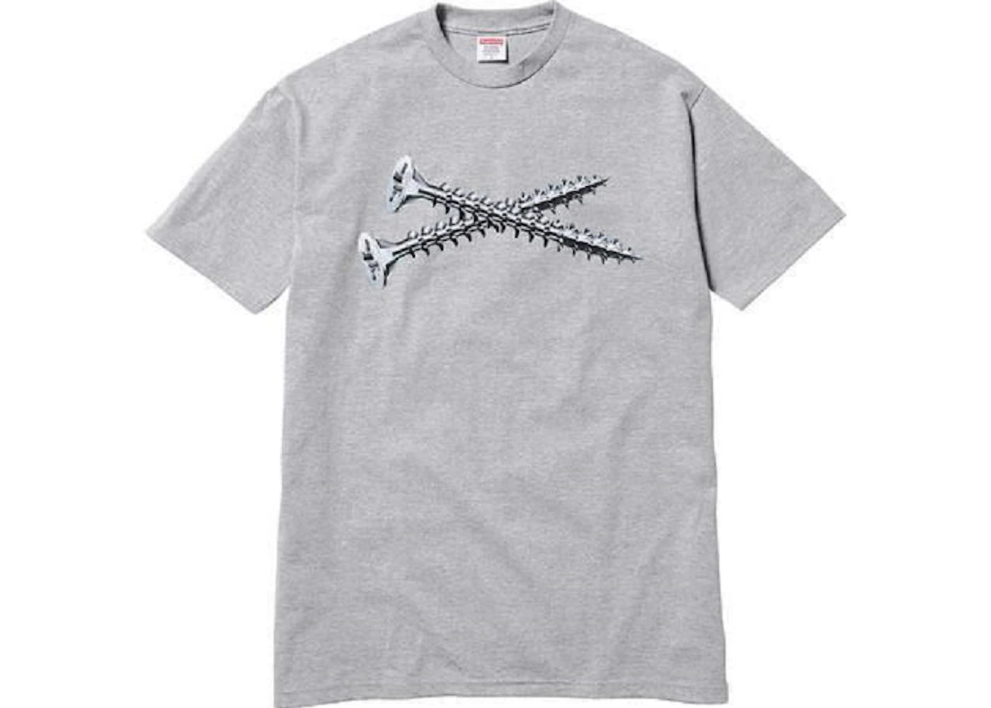 Supreme Screw Tee Grey