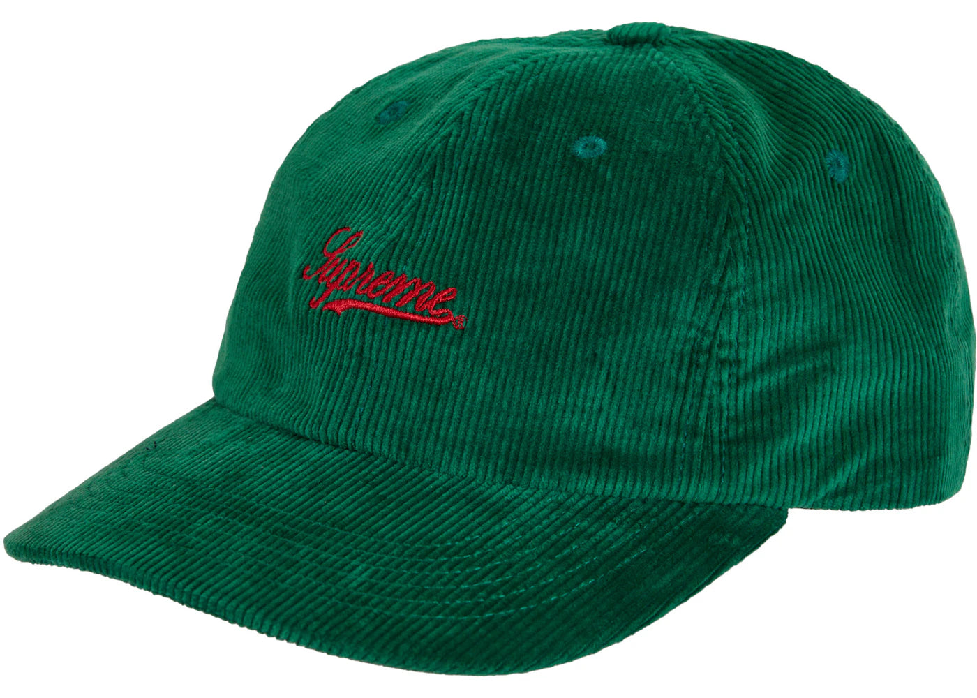 Supreme Script Corduroy 6-Panel Green