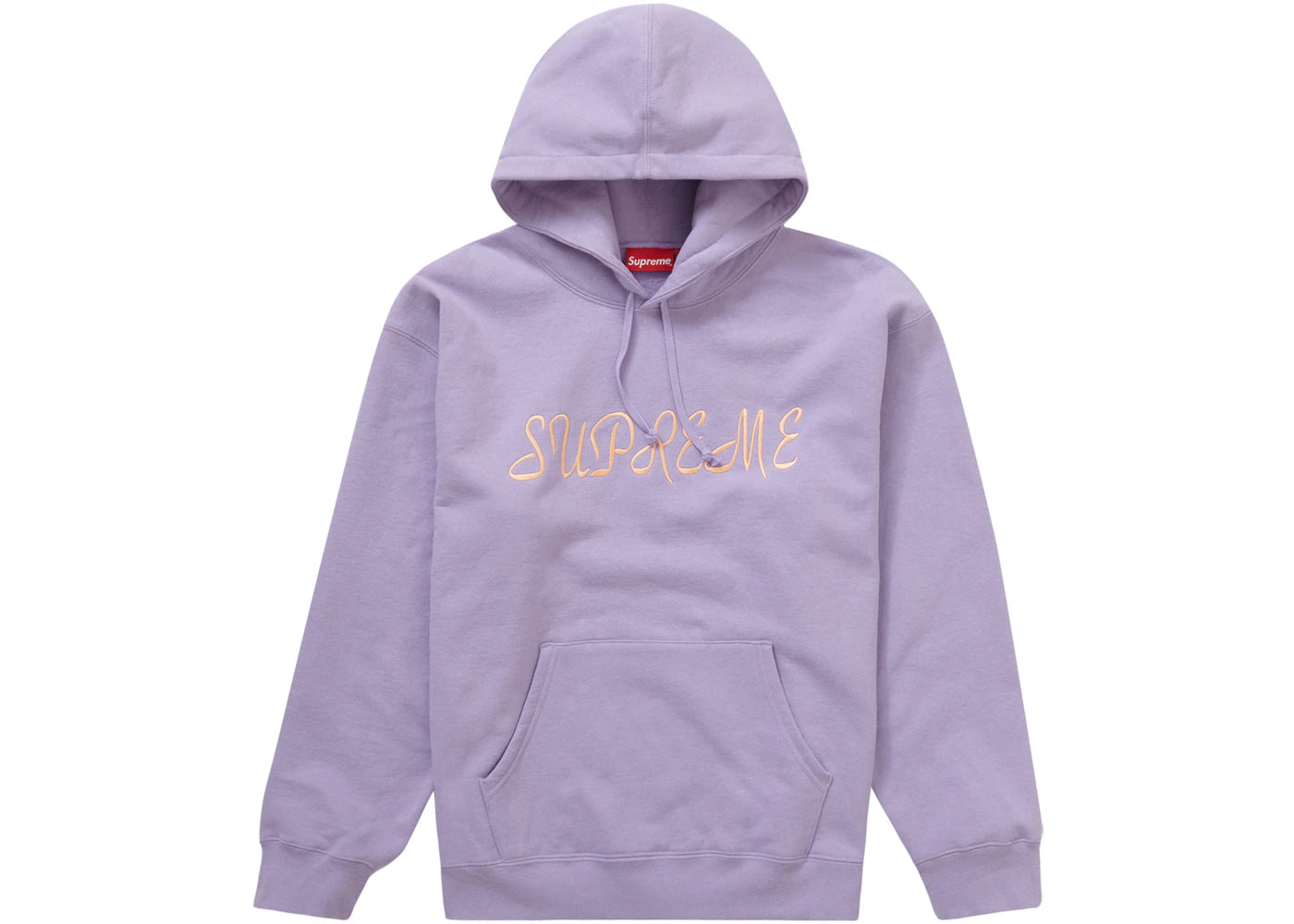 Supreme Script Hooded Sweatshirt Violet