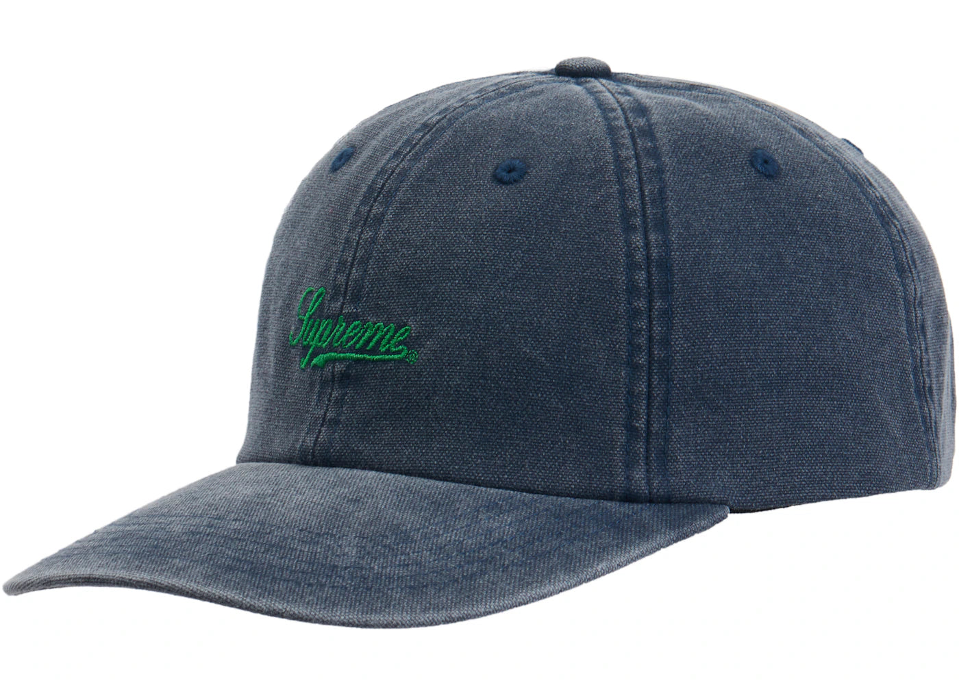 Supreme Script Logo 6-Panel (FW19) Navy