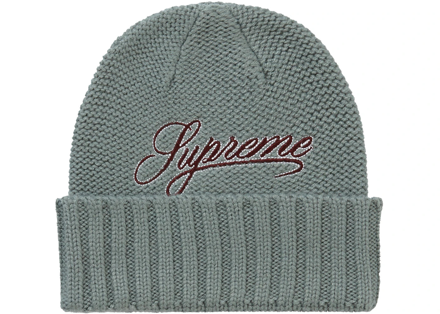 Supreme Script Logo Beanie Olive