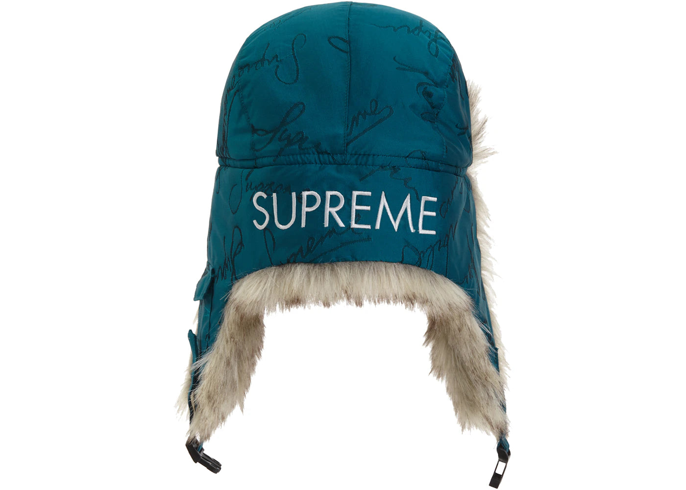 Supreme Script Logos Trooper Bright Teal