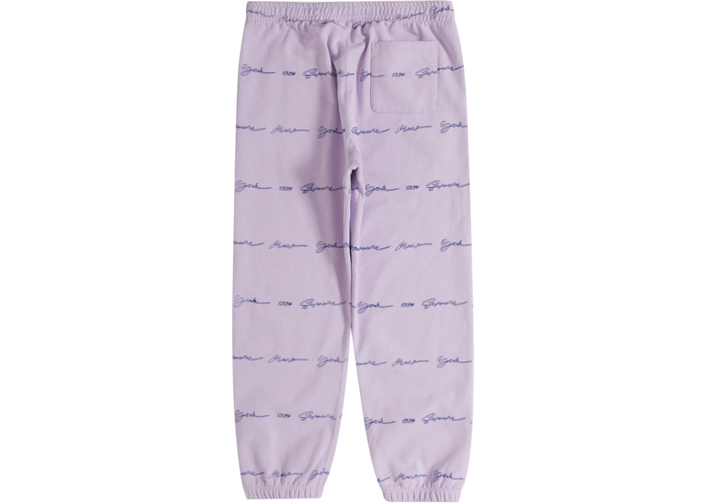 Supreme Script Stripe Sweatpant Pale Purple