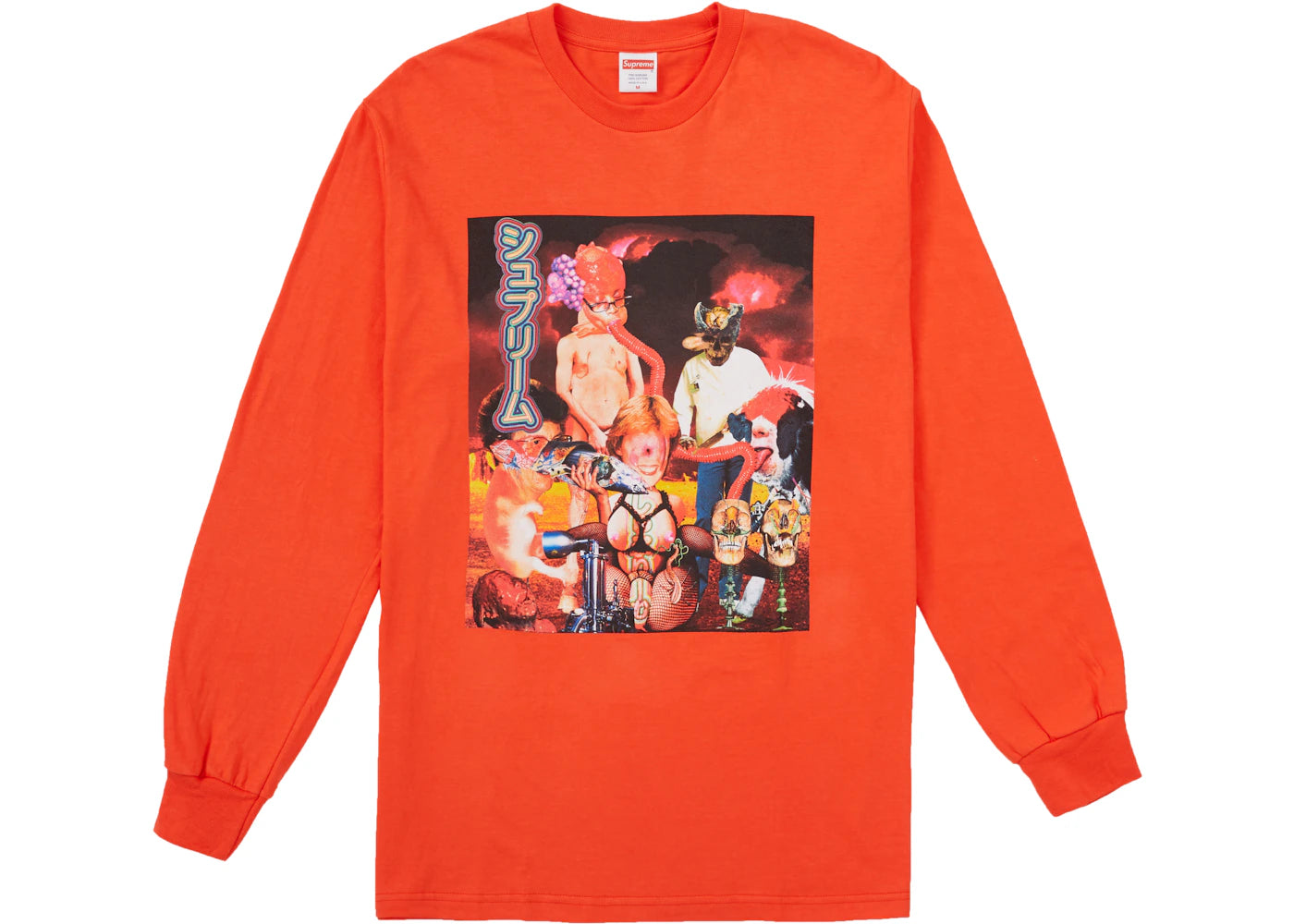 Supreme Sekintani La Norihiro L/S Tee Bright Orange