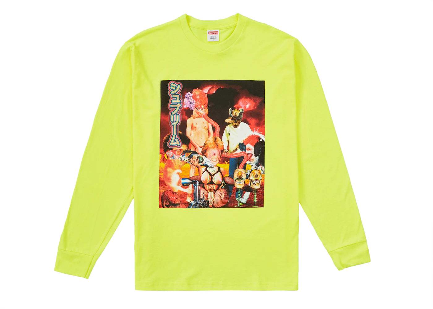 Supreme Sekintani La Norihiro L/S Tee Bright Yellow