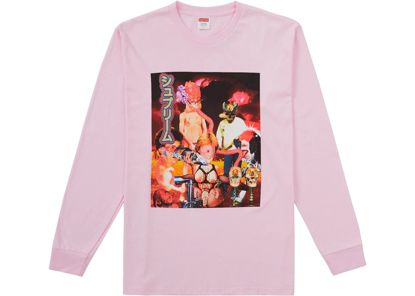 Supreme Sekintani La Norihiro L/S Tee Light Pink