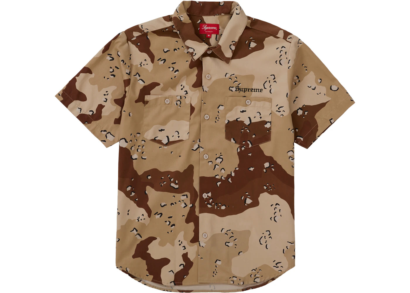 Supreme Sekintani La Norihiro Work Shirt Chocolate Chip Camo